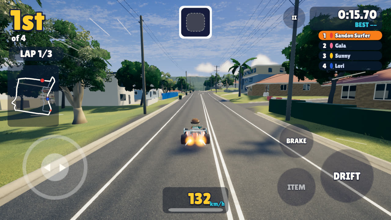 A kart boosting